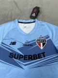 25-26 Sao Paulo Blue Goalkeeper Soccer Jersey