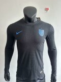 25-26 England Away Long Sleeve Player Version Soccer Jersey (长袖球员)