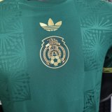 25-26 Mexico Gold Cup Green Player Vesion Soccer Jersey