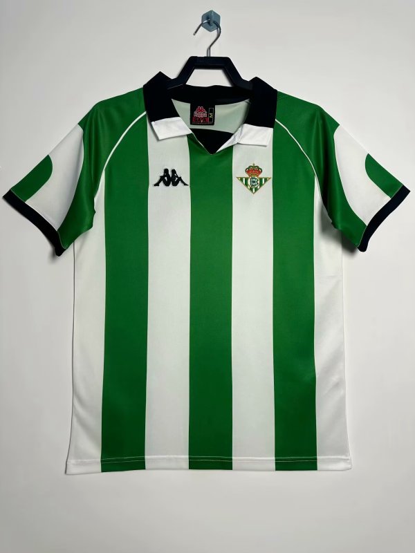 1998-1999 Real Betis Home Retro Soccer Jersey
