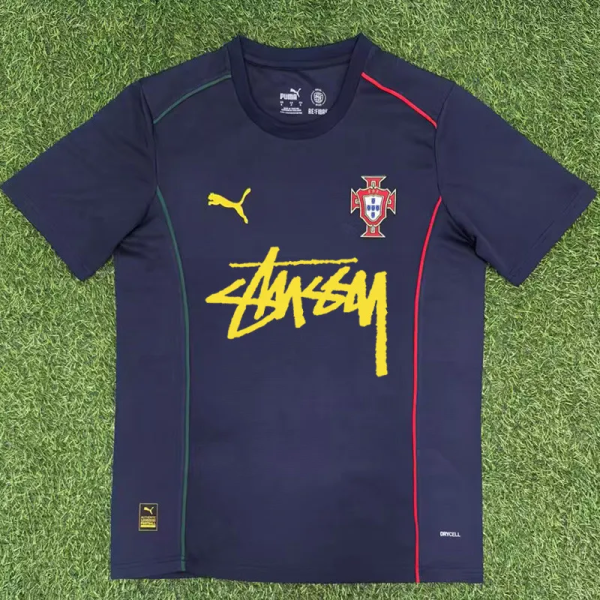 25-26 Portugal Royal Blue T-Shirt Prints Personalized AD *印广告