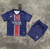 25-26 PSG Home Kids Soccer Jersey