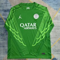 24-25 PSG Green Goalkeeper Long Sleeve Soccer Jersey (长袖)