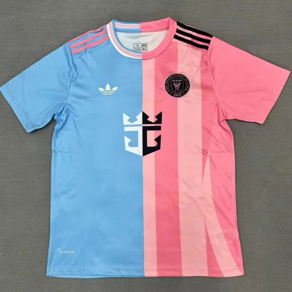 25-26 Inter Miami Blue Pink Special Edition Fans Soccer Jersey *双拼
