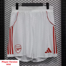 25-26 ARS White Player Version Shorts Pants (球员短裤)