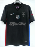 24-25 BAR Away Limited Edition Fans Soccer Jersey (Print Cactus Jack)灰
