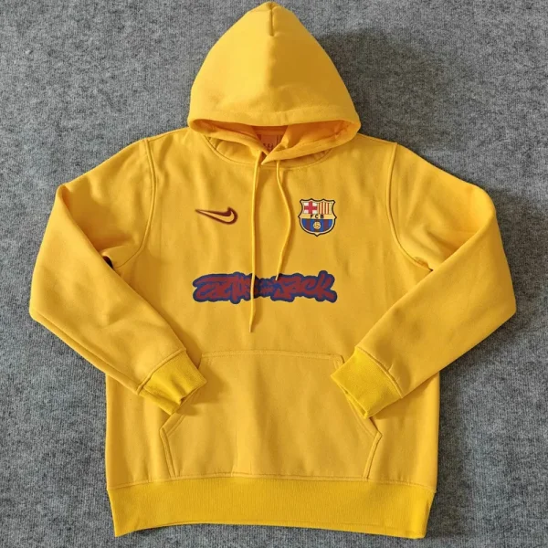 25-26 BAR Yellow Hoody (加绒)彩标