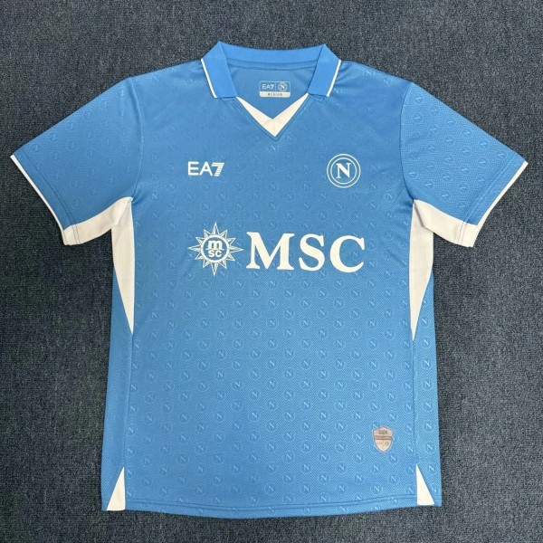24-25 Napoli Home Print CAMPIONI D'ITALIA #4 Fans Soccer Jersey