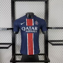 24-25 PSG Home Player Version Soccer Jersey—Star 有星