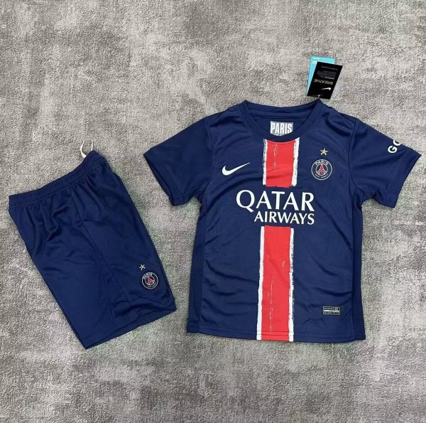 24-25 PSG Home Kids Soccer Jersey*带星