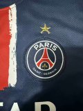 24-25 PSG Home Fans Soccer Jersey*胸前星星是刺绣