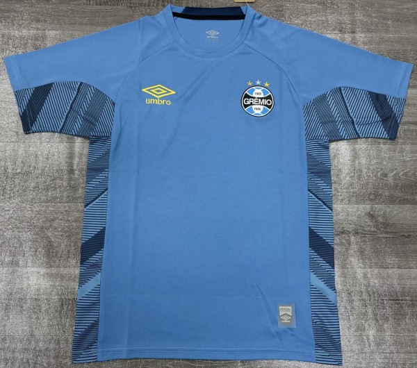 25-26 Gremio Blue GoalKeeper Fans Soccer Jersey