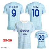 25-26 JUV Away Long sleeves Player Version Soccer Jersey