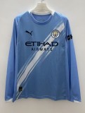25-26 Man City Home Long Sleeves Fans Soccer Jersey