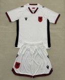 25-26 Albania  Away Fans Kids Soccer Jersey