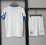 25-26 Marseille Home Kids Soccer Jersey