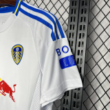 24-25 Leeds United Home Print Champions #25 amt Fans Soccer Jersey