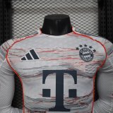 25-26 Bayern Away Long Sleeve Player Version Soccer Jersey (长袖球员)