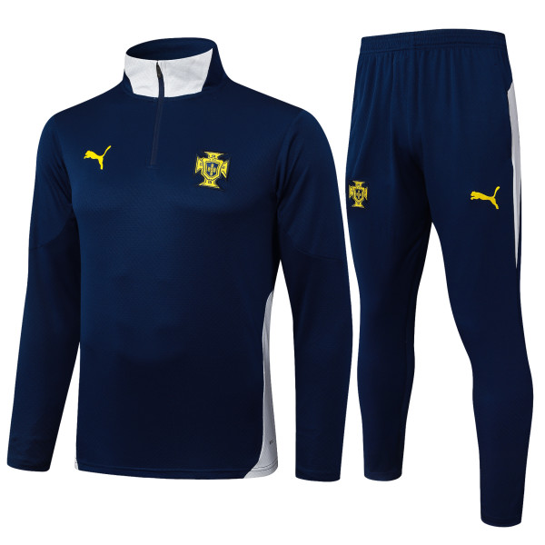 24-25 Portugal High Quality Half Pull Tracksuit