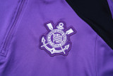 24-25 Corinthians High Quality Half Pull Tracksuit