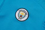 24-25 Man City High Quality Half Pull Tracksuit
