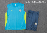 24-25 Man City High quality Tank Top And Shorts Suit
