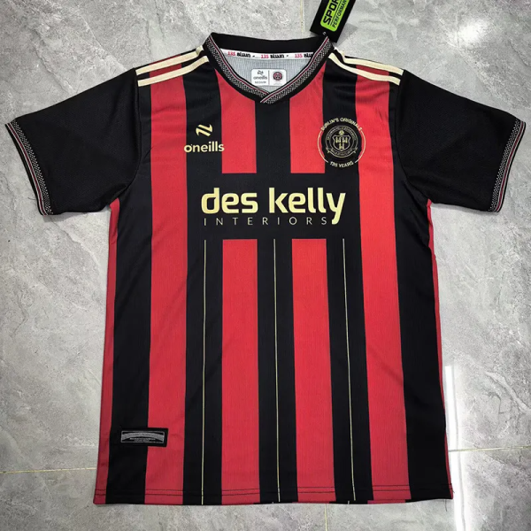 25-26 Bohemian FC Home Fans Soccer Jersey