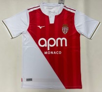 25-26 Monaco Home Fans Soccer Jersey