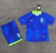 25-26 Brazil Away Kids Soccer Jersey