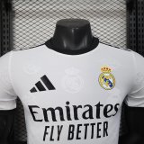 25-26 RMA White Special Edition Player Version Soccer Jersey