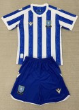 25-26 Sheffield Wednesday Home Kids Soccer Jersey