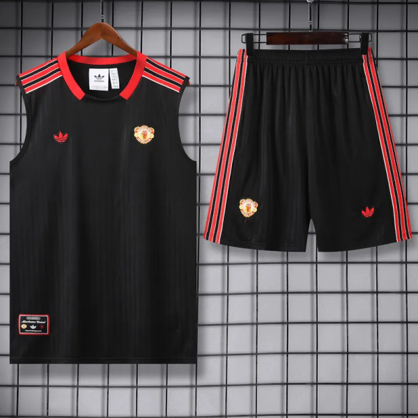 25-26 Man Utd High Quality Tank Top And Shorts Suit