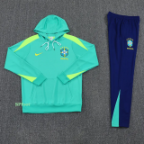 25-26 Brazil Light green Hoodie Tracksuit (卫衣套装)
