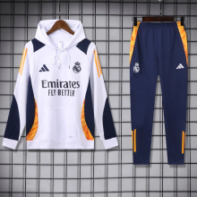 24-25 RMA White Hoodie Tracksuit (卫衣套装)