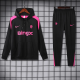 24-25 CHE Black Hoodie Tracksuit (卫衣套装)