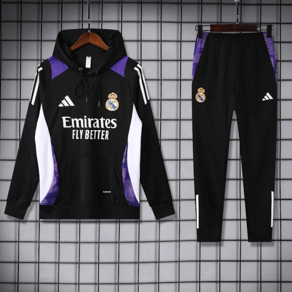 24-25 RMA Black Hoodie Tracksuit (卫衣套装)