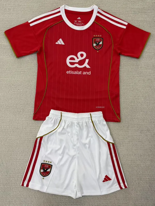 25-26 AL AHLY SC Home Adult Suit 1:1 Thai Quality