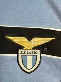 1998-1999 Lazio Home Long sleeves Retro Soccer Jersey