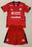 25-26 Cruz Azul Red Goalkeeper Kids Soccer Jersey 1:1 Thai Quality