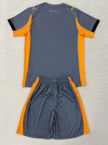 25-26 Derby County Away Kids Soccer Jersey 1:1 Thai Quality