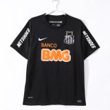 2012-2013 Santos FC Black Retro Soccer Jersey