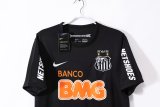 2012-2013 Santos FC Black Retro Soccer Jersey