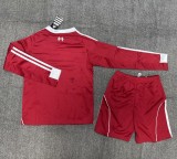 25-26 LIV Home Long Sleeve Kids Soccer Jersey 1:1 Thai Quality(长袖)