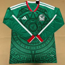 25-26 Mexico Home Long Sleeve Fans Soccer Jersey (长袖) 1:1 Thai Quality
