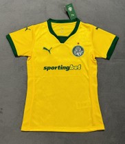25-26 Palmeiras Yellow Third Women Soccer Jersey (女)  1:1 Thai Quality