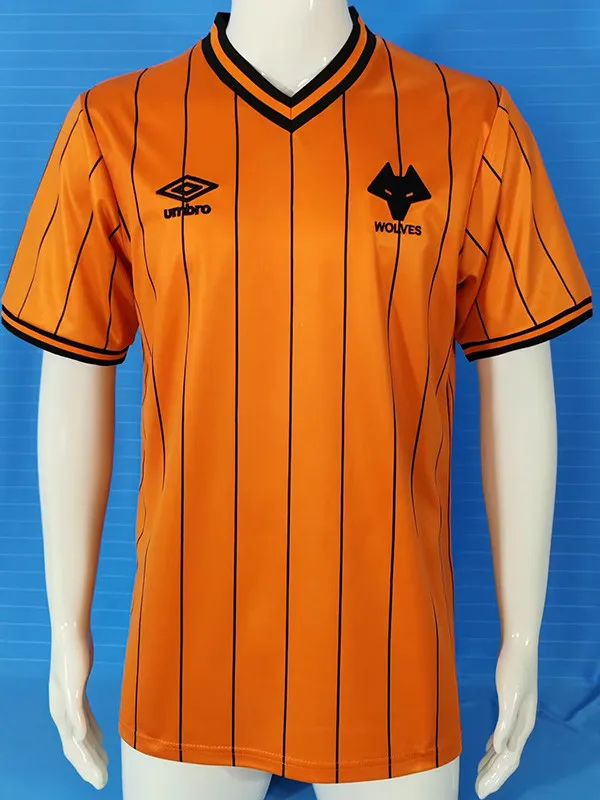 1985-1986 Wolves Home Retro Soccer Jersey