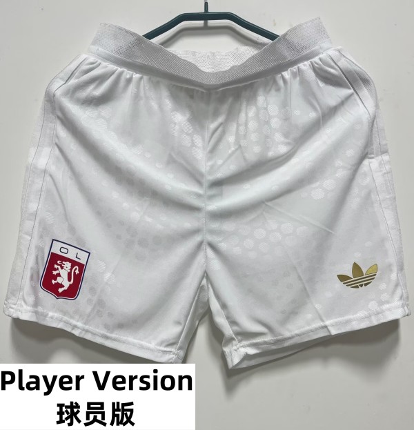 25-26 Lyon Home Player Version Shorts Pants（球员短裤）
