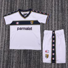 2002-2003 Parma Home Retro Kids Soccer Jersey