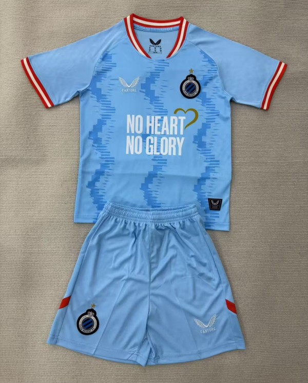 25-26 Club Brugge Third Kids Soccer Jersey