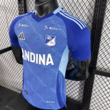25-26 Millonarios Fútbol Home Player Version Soccer Jersey